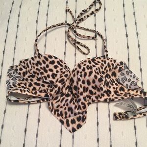 VS PINK: (S) Ruffle Bikini Top